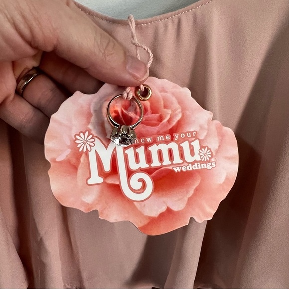 *NEW* Show Me Your MuMu Caitlin Ruffle Maxi Bridesmaids Dress - Picture 9 of 16